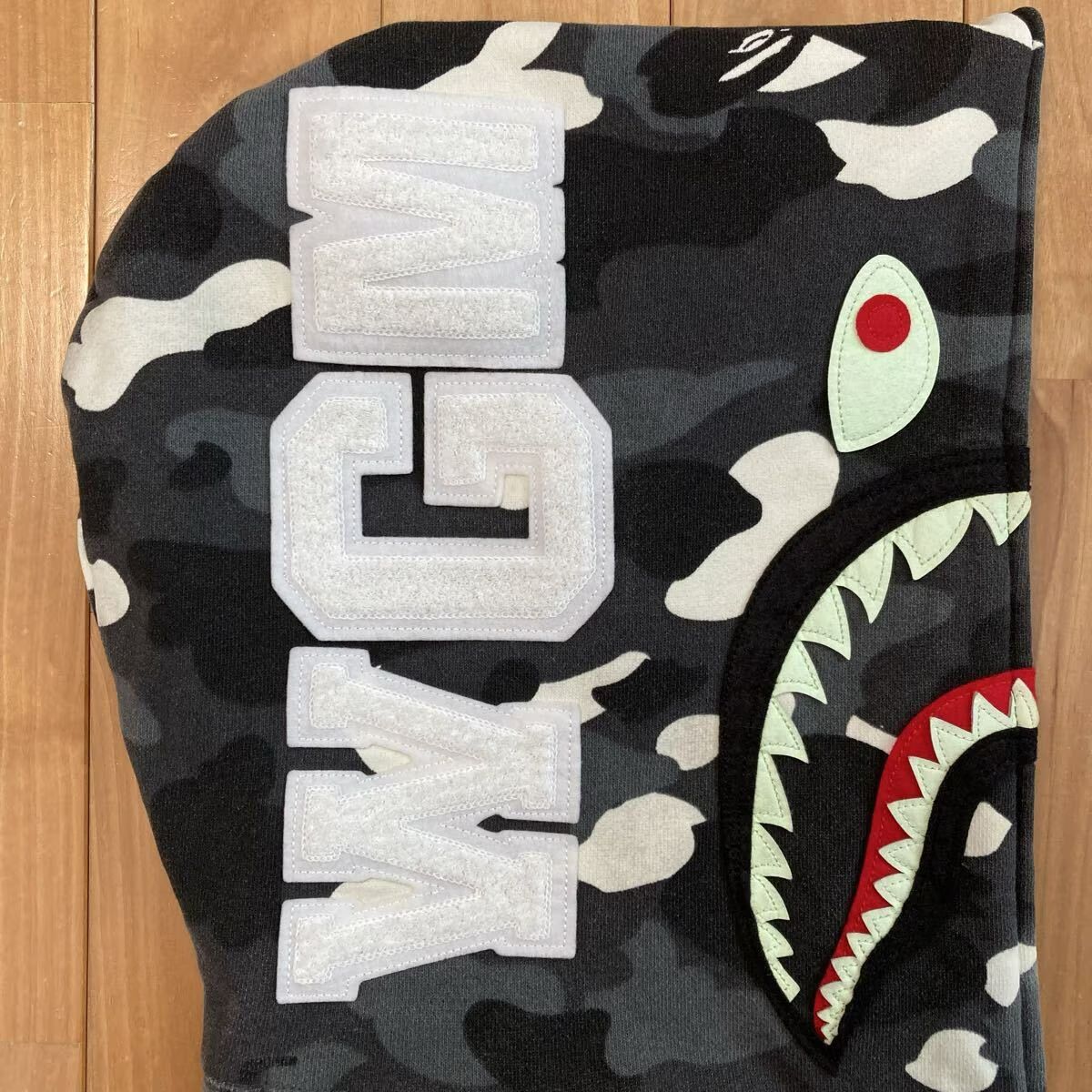 蓄光 City Camo シャーク パーカー Mサイズ shark full zip hoodie a
