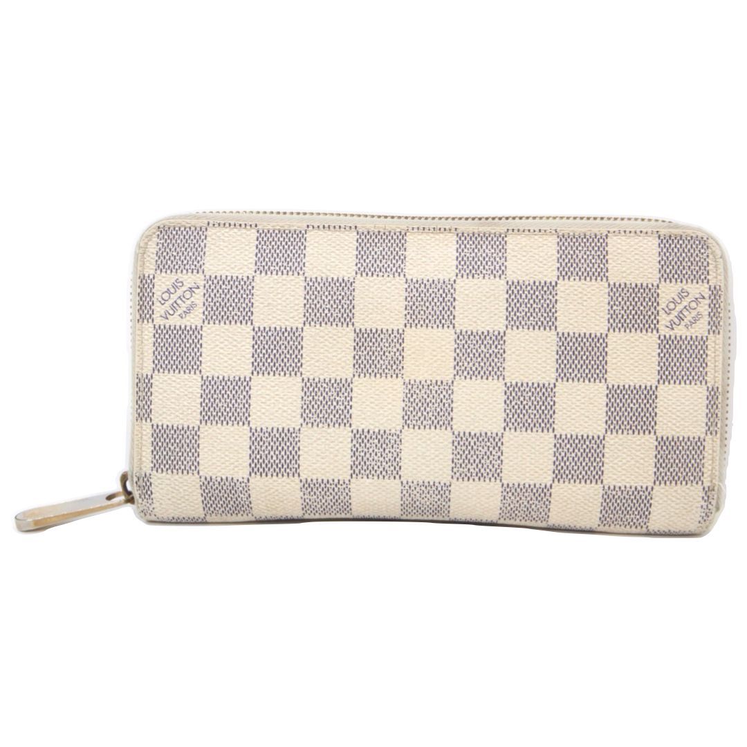 ★【LOUIS VUITTON】ルイヴィトン　N60019　ジッピーウォレット　長財布　PVC　ダミエ・アズール