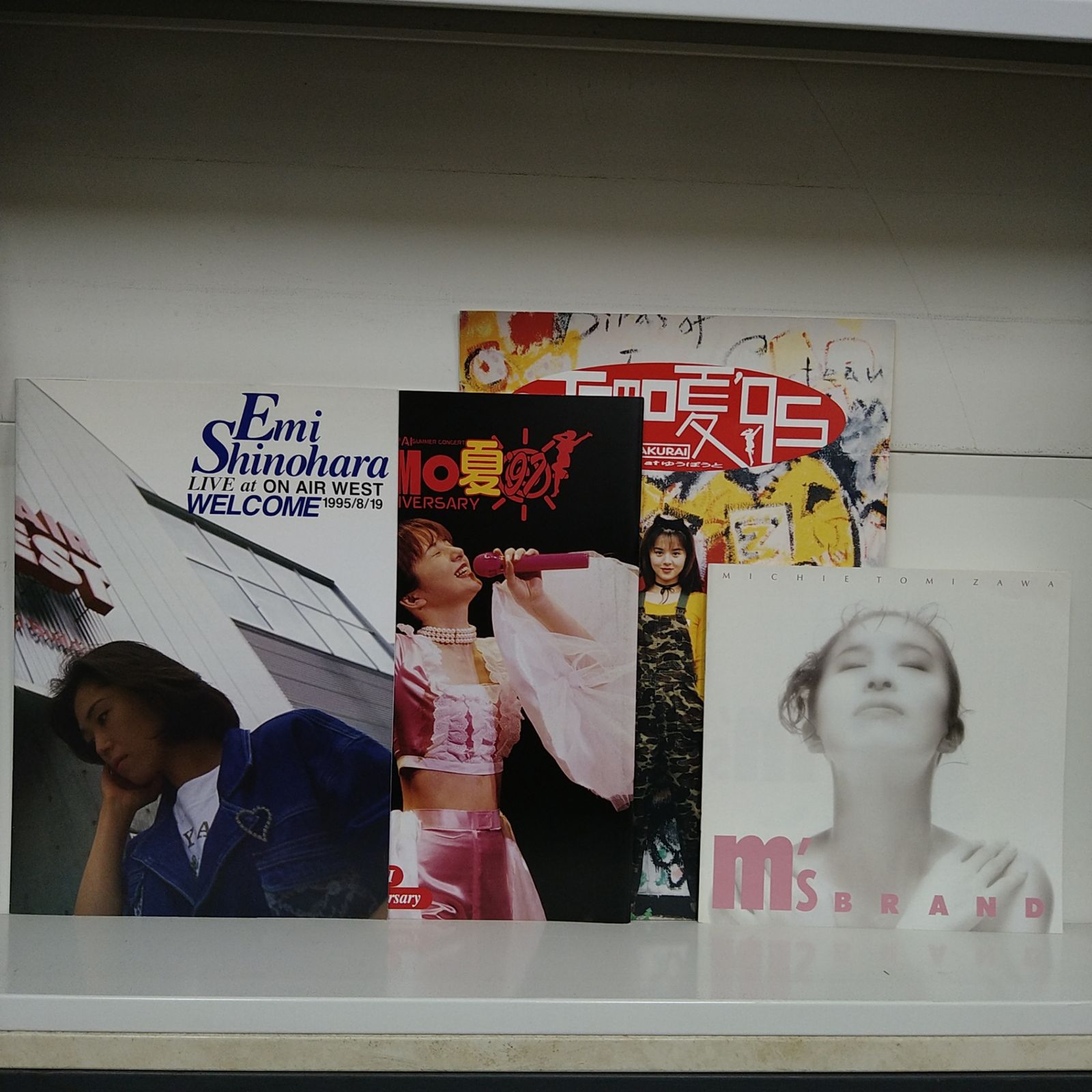 まとめ売り】90年代女性声優パンフレットセット4冊 篠原恵美 富沢