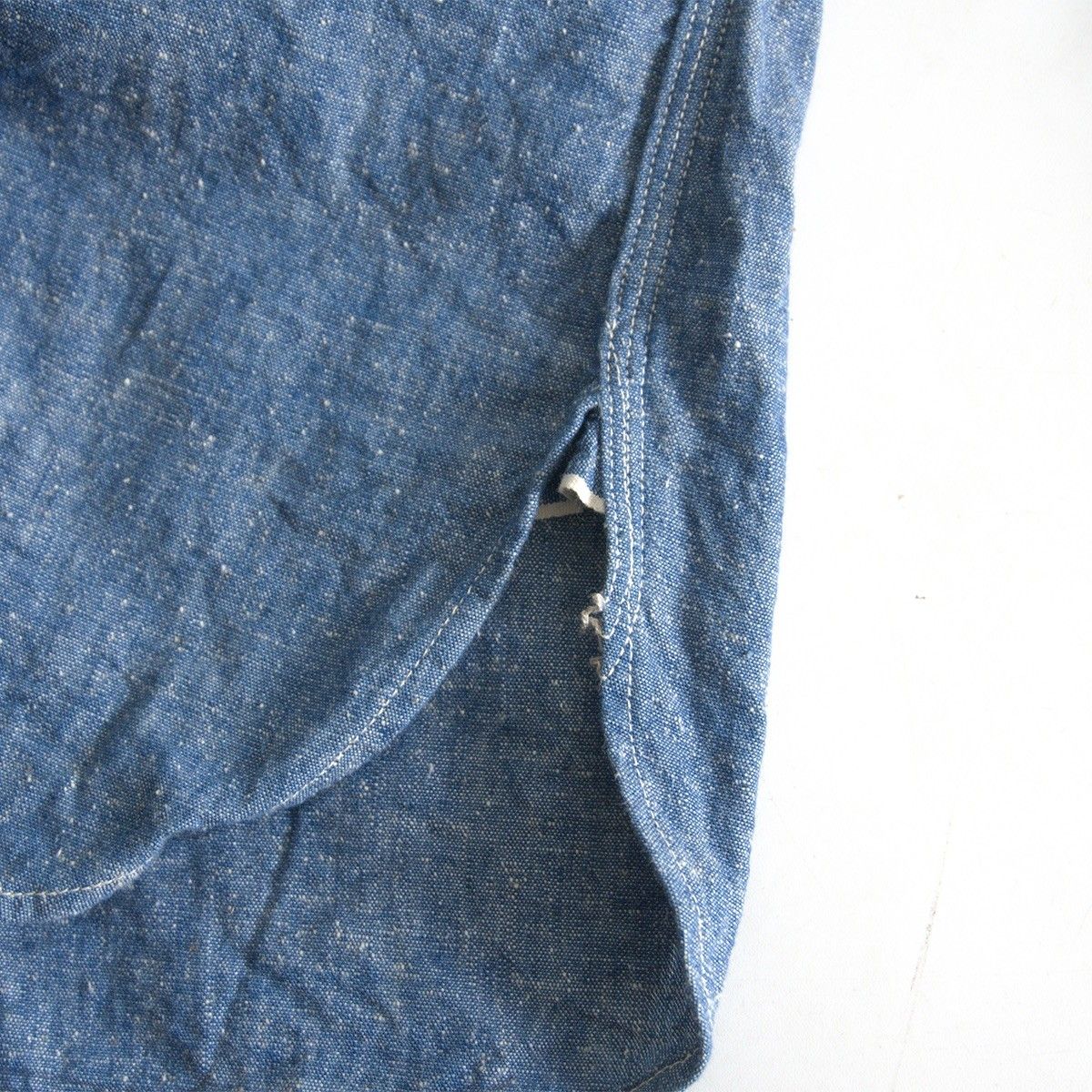 美品】WAREHOUSE【DUCK DIGGER シャンブレーシャツ】42 長袖シャツ