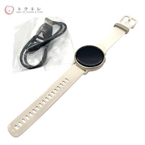 【トクキレ】GARMIN vivoactive 5 Ivory Cream Gold 中古 スマートウォッチ GPS