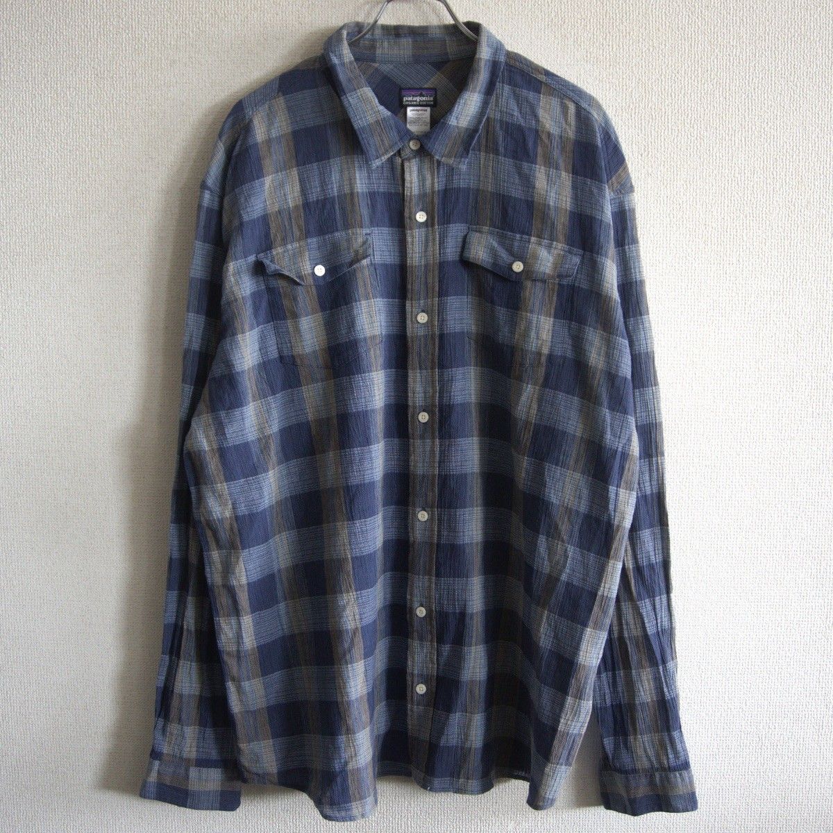 【美品】PATAGONIA【チェック シャツ 53832SP14】 XXL パタゴニア オーガニック コットン 26060732 美品】PATAGONIA【チェック シャツ 53832SP14】 XXL パタゴニア