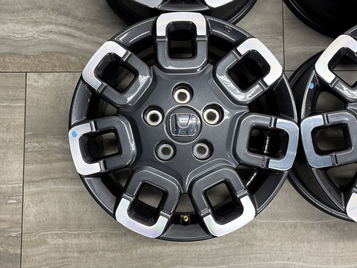 ホンダ フリード　クロスター　純正ホイール　4本セット　15インチ6J 新車外し】ホンダ フリード クロスター 純正 15in 6J +50 PCD114.3 4本