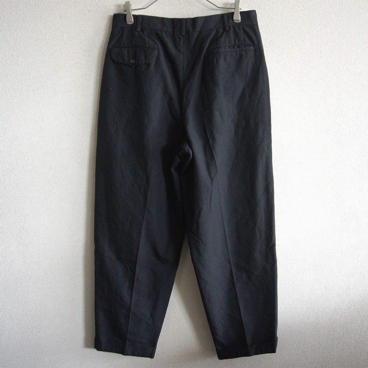 【AD1999/アーカイブ】COMME des GARCONS HOMME【90s スラックスパンツ】L ブラック コムデギャルソンオム 26060743 AD1999/アーカイブ】COMME des GARCONS HOMME【90s スラックスパンツ