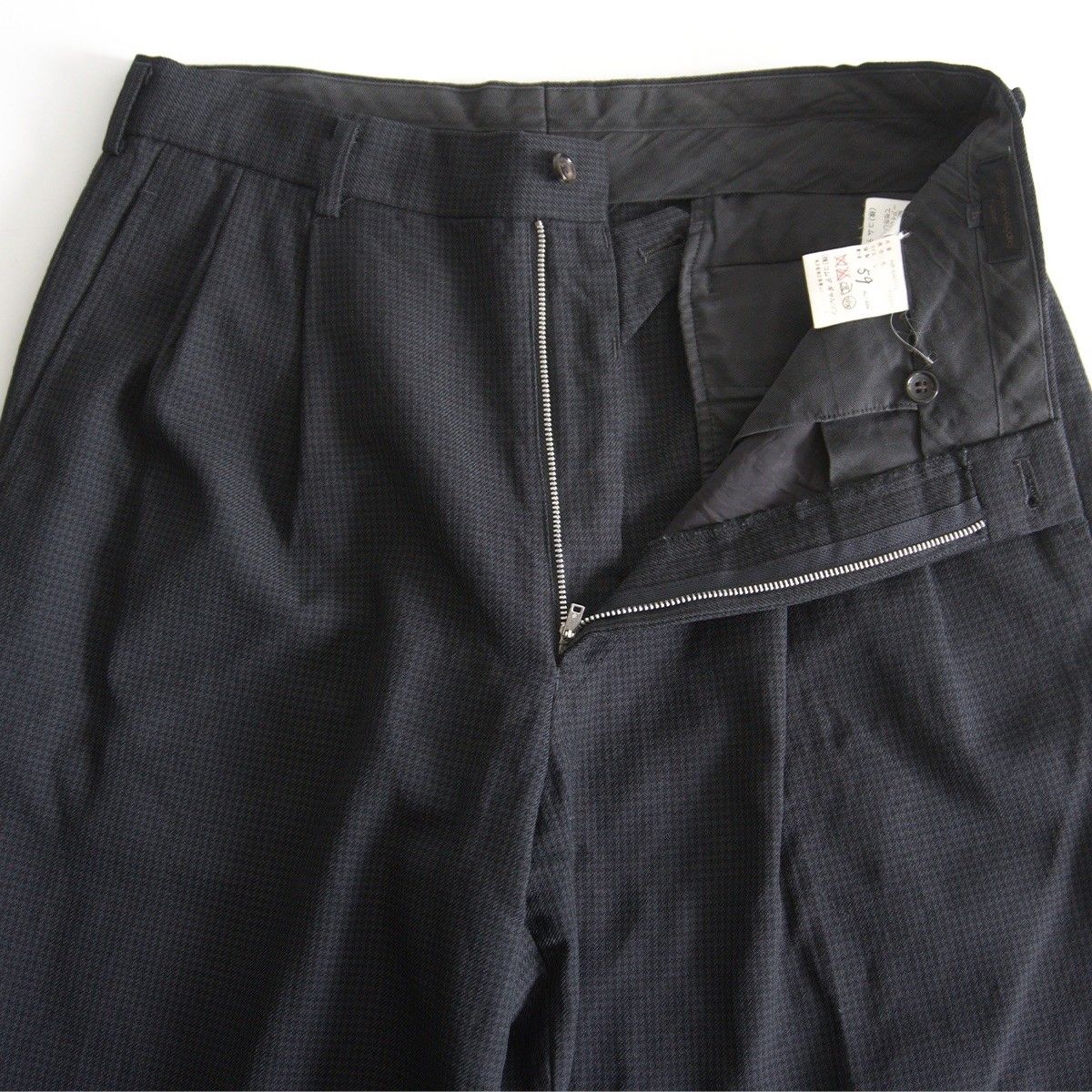 【AD1999/アーカイブ】COMME des GARCONS HOMME【90s スラックスパンツ】L ブラック コムデギャルソンオム 26060743 AD1999/アーカイブ】COMME des GARCONS HOMME【90s スラックスパンツ