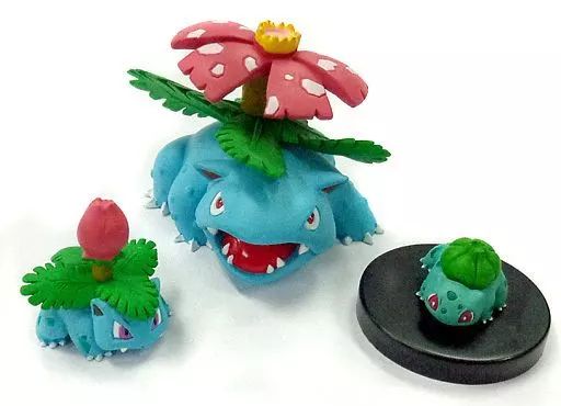 【中古】トレーディングフィギュア フシギダネ・フシギソウ・フシギバナ 「立体ポケモン図鑑SPECIAL01 ファイアレッド&リーフグリーンVer.」