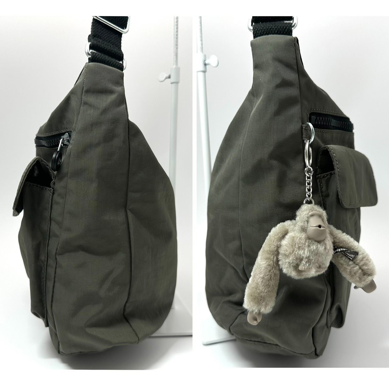 B5693】 kipling キプリング ショルダーバッグ モニッサ ナイロン