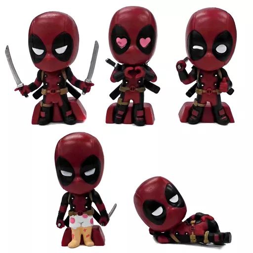 中古】トレーディングフィギュア 全5種セット 「デッドプール 俺ちゃん 