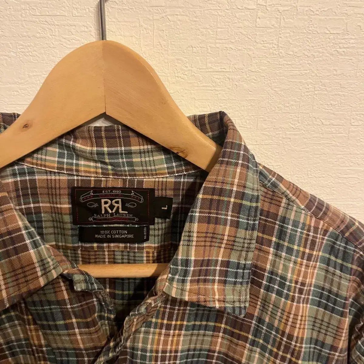 90s RRL(ダブルアールエル) 半袖 シャツ