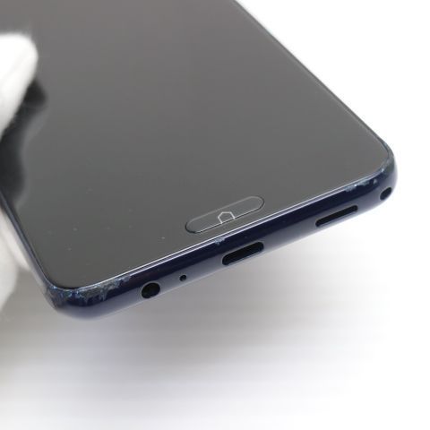 美品 SIMフリー らくらくスマートフォン a A401FC ディープブルー