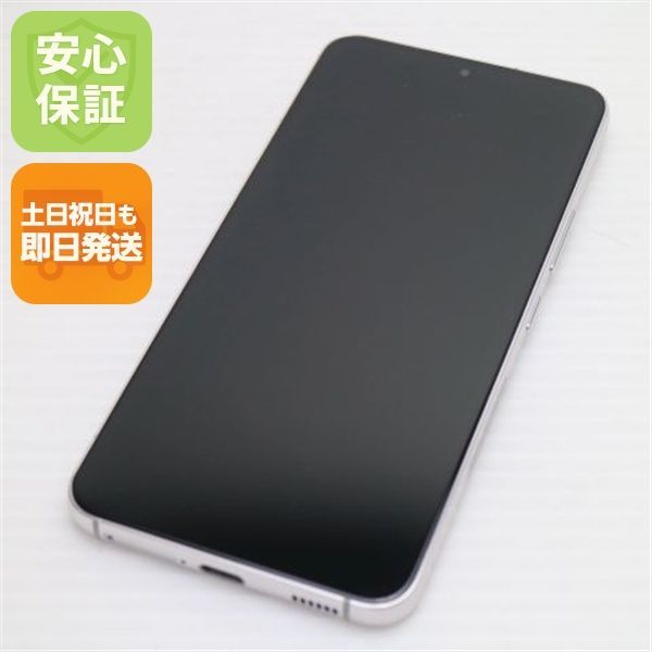 新品同様 Galaxy S22 SCG13 ファントムホワイト スマホ 白ロム 土日祝発送OK 09000