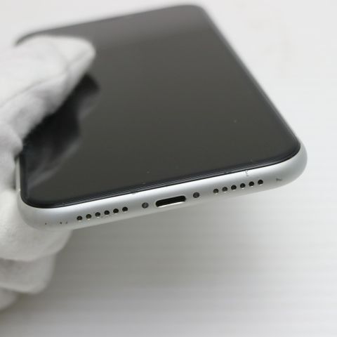 超美品 SIMフリー iPhoneXR 128GB ホワイト スマホ 白ロム 即日発送