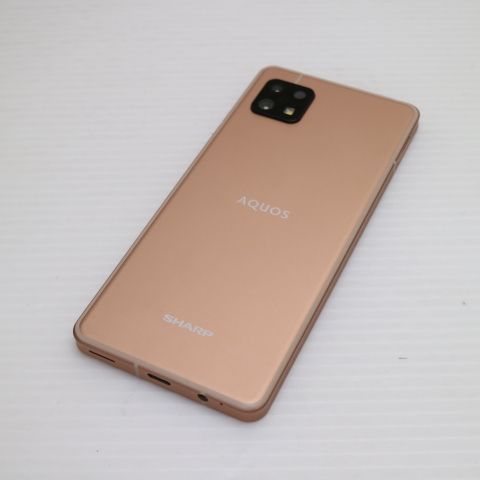 新品同様 SIMフリー AQUOS sense6s SH-RM19s ライトカッパー スマホ