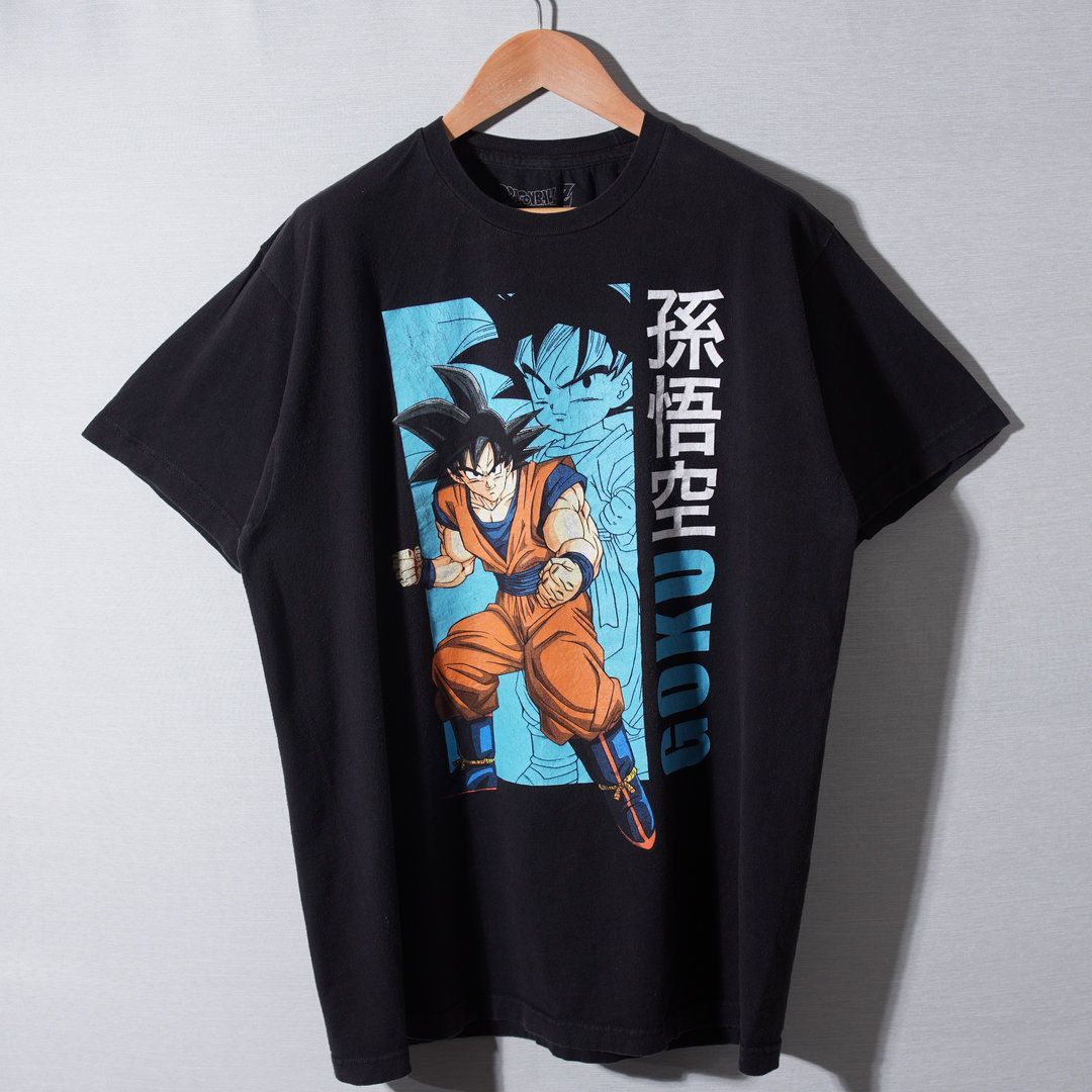 ドラゴンボール Z DRAGON BALL Z Tシャツ L ブラック 孫悟空 アニメT