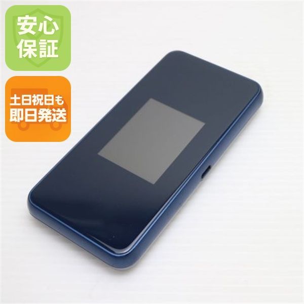 美品 Pocket WiFi 5G A102ZT ネイビー 白ロム 本体 即日発送 土日祝発送OK あすつく 09000