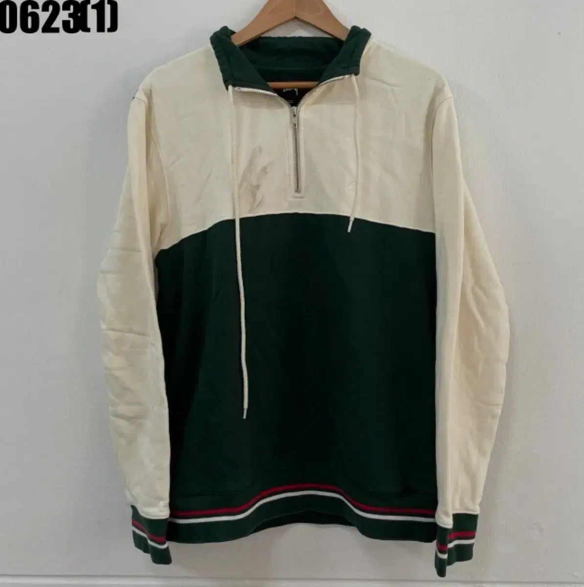 STU SaTurday of Us ハーフジップ スウェット L