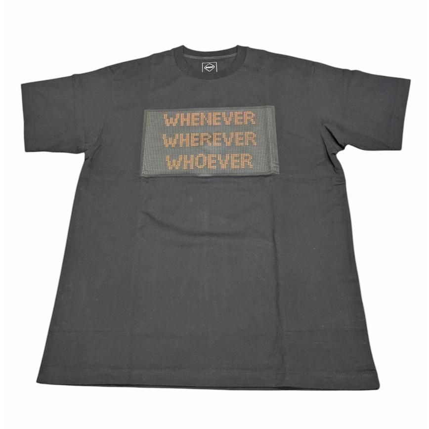 美品 F.C.R.B Bristol SOPH ソフ FCRB-252104 SIGNAL TEE シグナル　Tシャツ ブラック系 コットン サイズLL 66237
