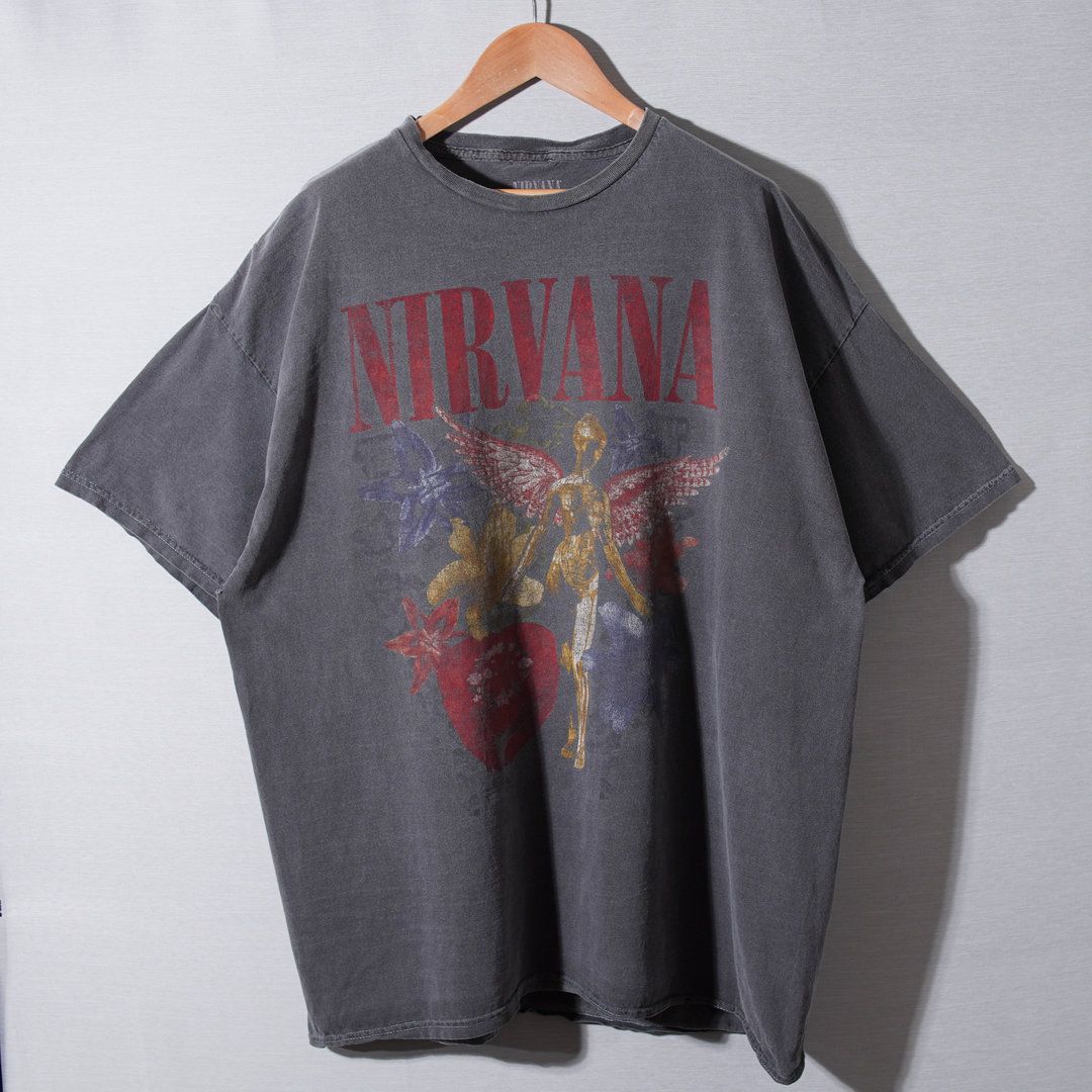 ニルヴァーナ NIRVANA Tシャツ XL ブラック バンT バンドT ロックT