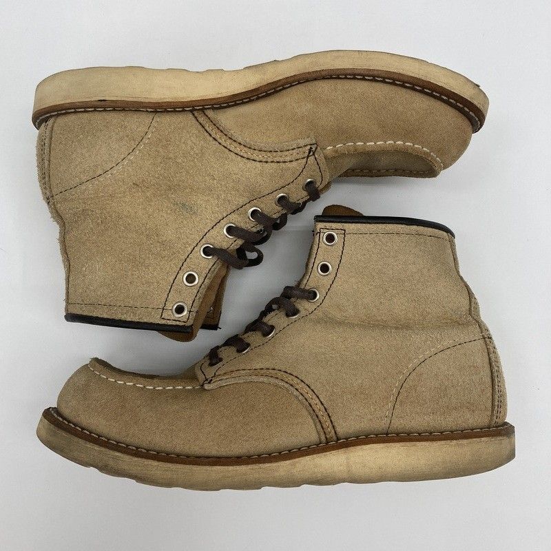 ベージュ スエード ワークブーツ 8173 RED WING レッドウィング 8173 6インチ クラシックモック ワークブーツ