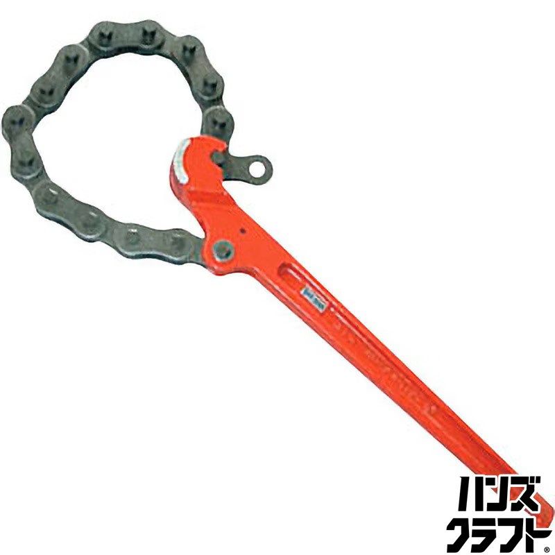 ▽【未使用】HIT CW-4 チェーンレンチ 呼び寸法(くわえられる管)10〜100A 外径(mm)(くわえられる管)17〜114 ヒット【山口下関店】