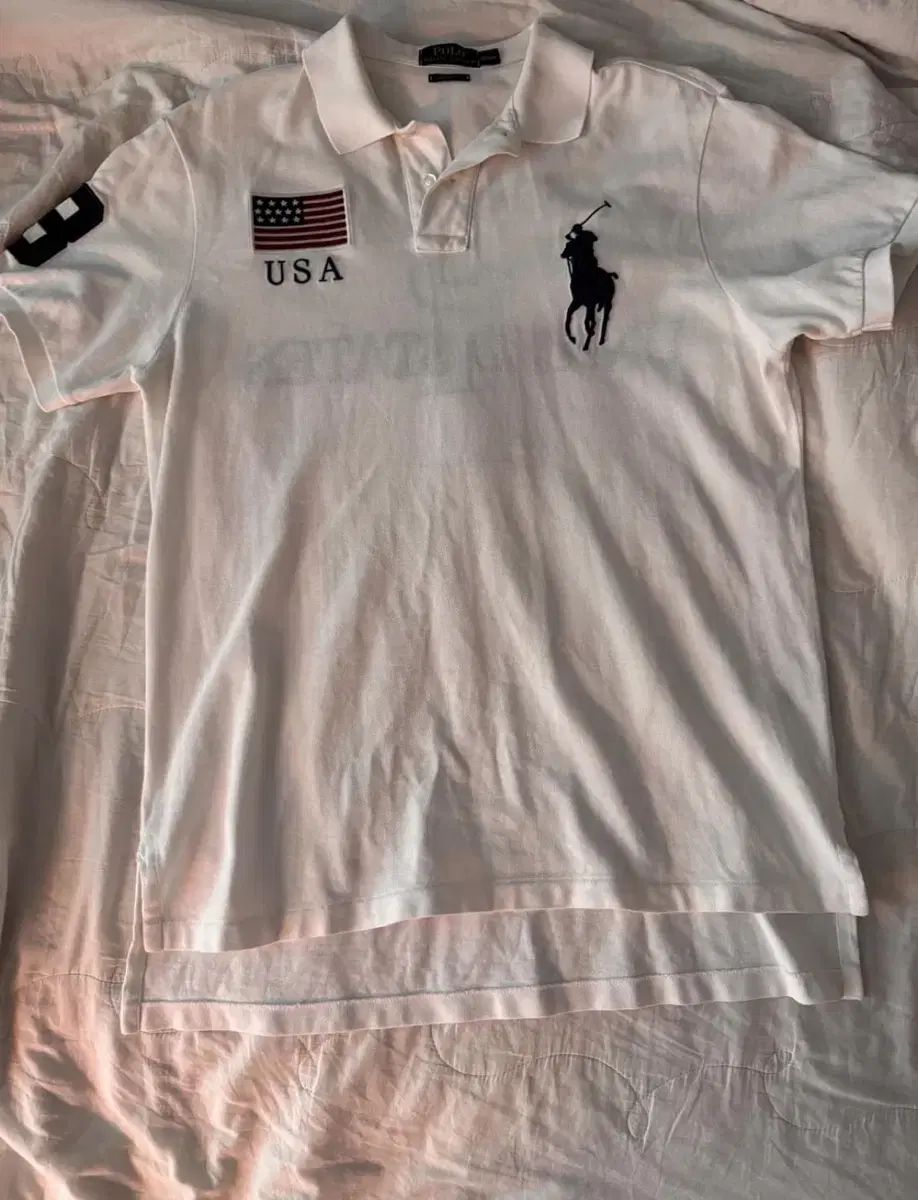 POLO RALPH LAUREN ビックポニー チーフキープ 星条旗 USA 半袖ポロシャツ