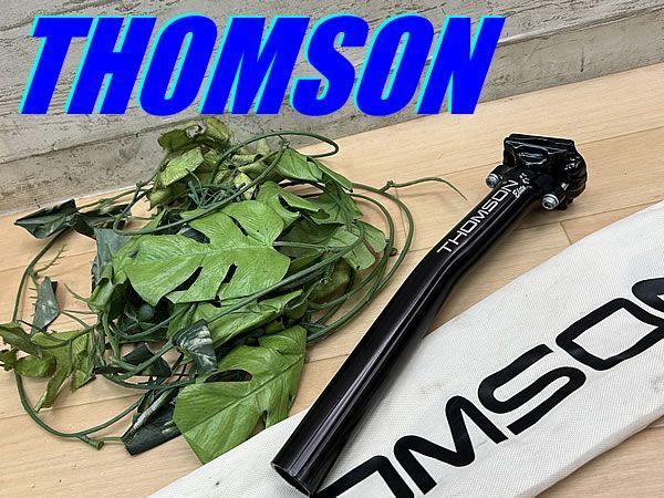 ☆ テルスポ イチ推し!! 極上品!! THOMSON ELITE SEATPOST 27.2mm SB16mm 198gトムソン エリート CNC アルミ削り出し シートポスト ロード ミニベロ クロス ピスト MTB 同梱発送承り中!! M-1792