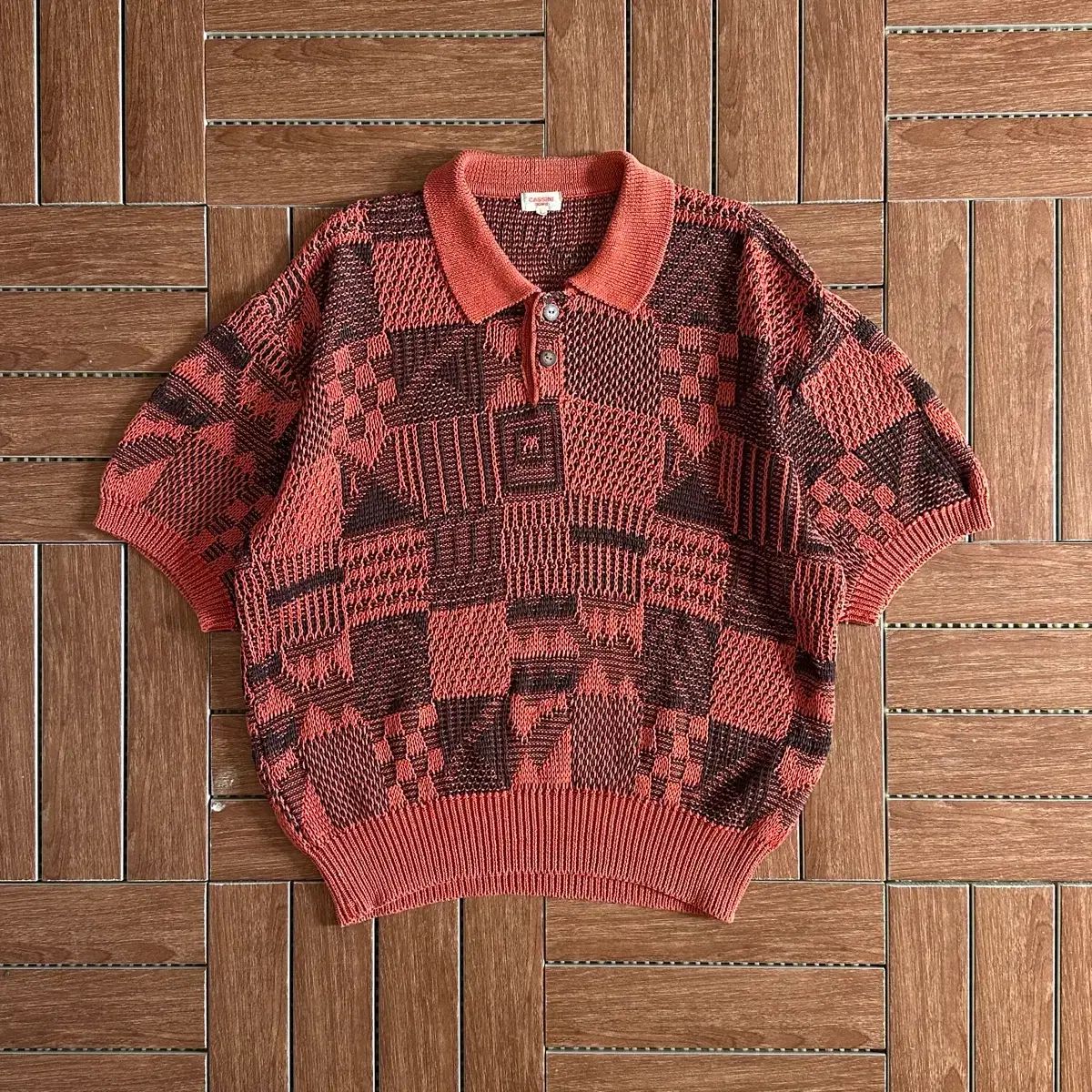 Cassini Uomo リネン 半袖 KARA（カラ） SI ニット L