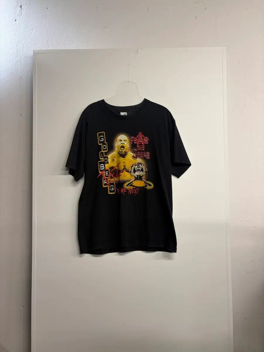 90sワーナーブラザーズ ゴールドバーグxタズ Tシャツ