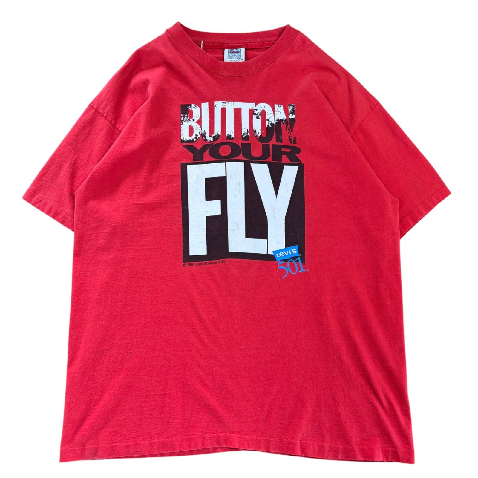 91s Levi’s BUTTON YOUR FLY TEE ヴィンテージ