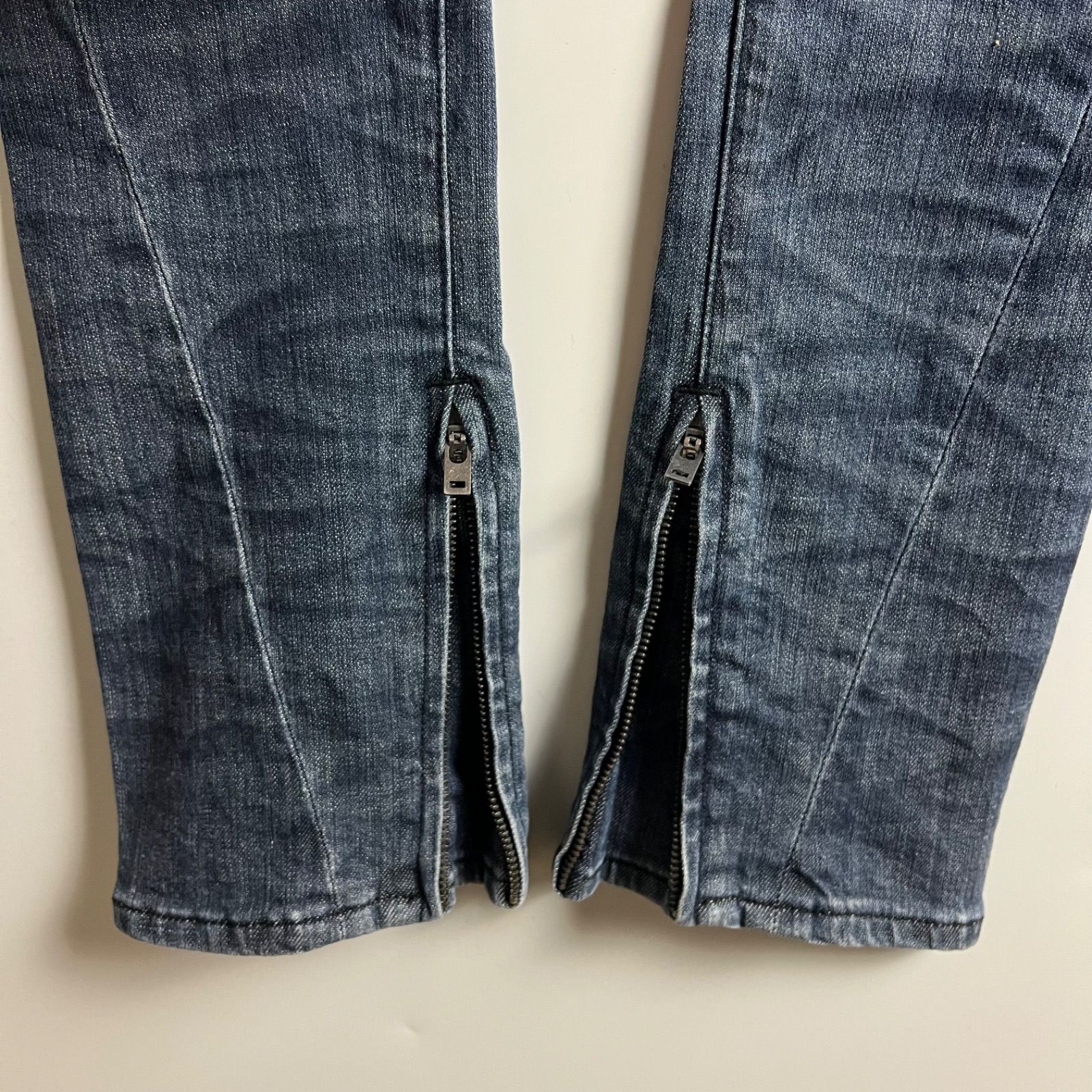 JOHNNY WOLF buffalo bobs y2k archive lame zip denim pants 1 S