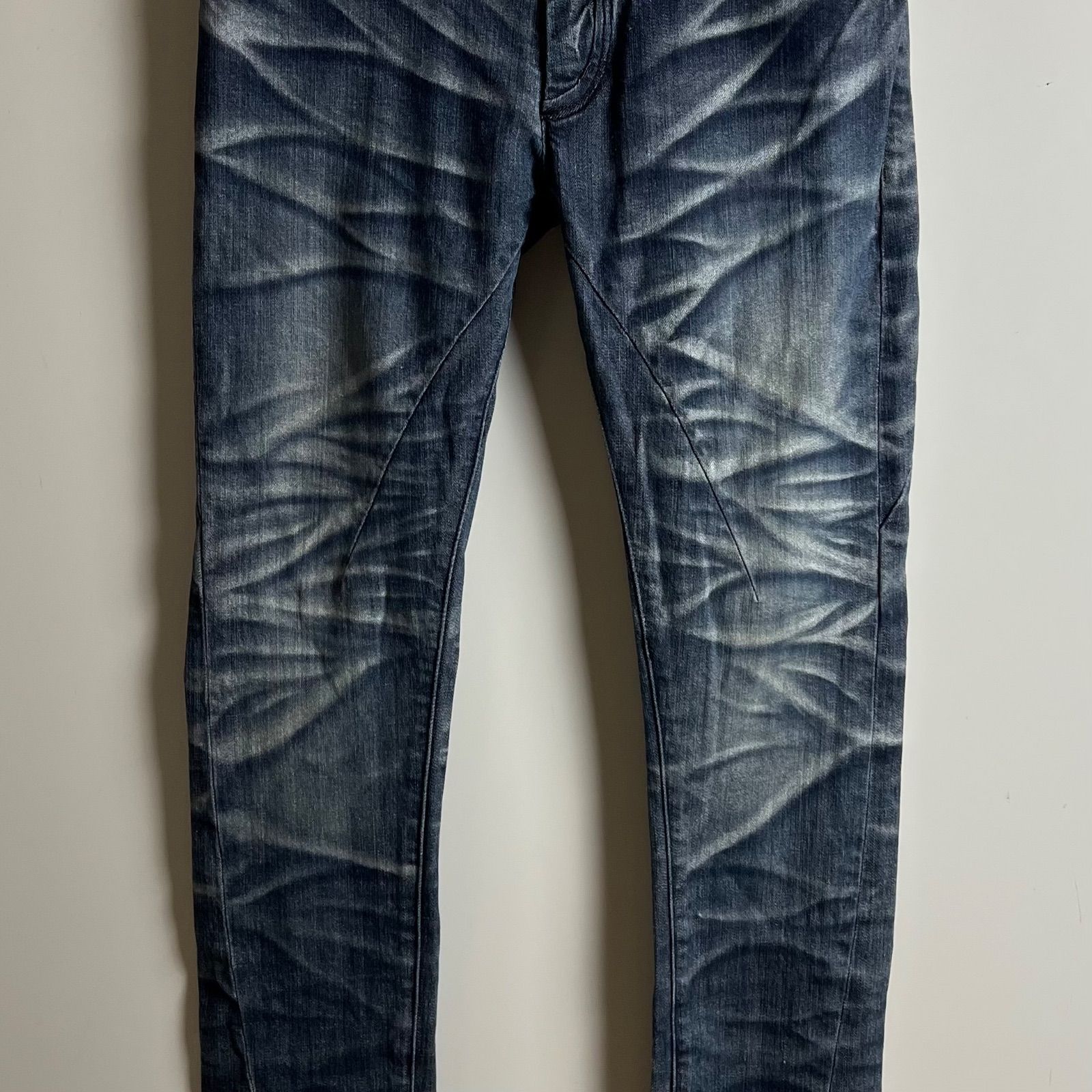 JOHNNY WOLF buffalo bobs y2k archive lame zip denim pants 1 S