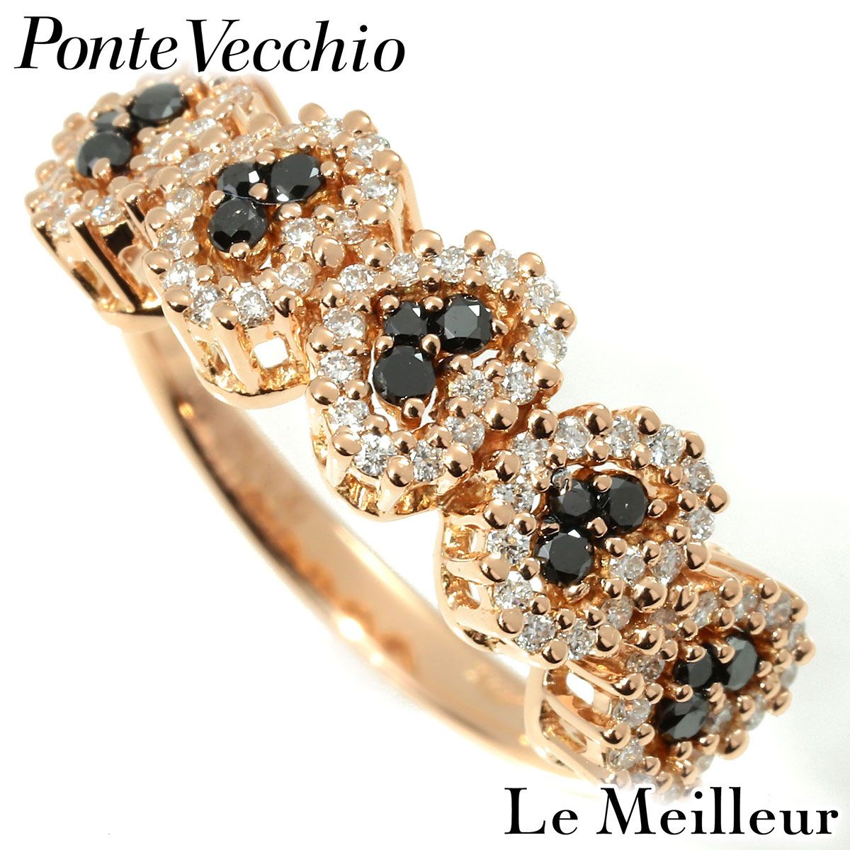 新品仕上済】 PONTE VECCHIO ブラックダイヤモンド ダイヤモンド 0.3ct