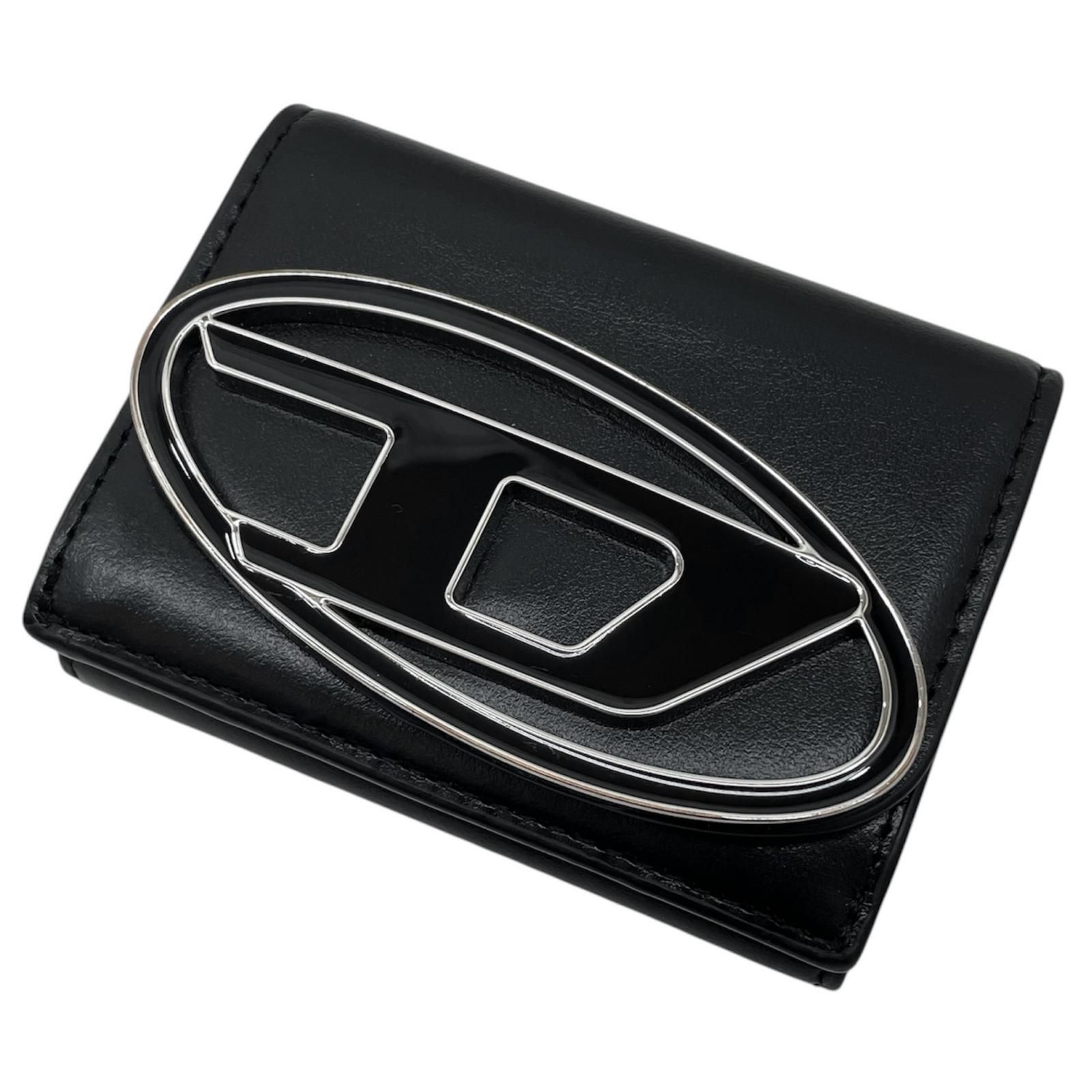 【中古】DIESEL | ディーゼル 三つ折り財布 ブラック【尾張小牧店】