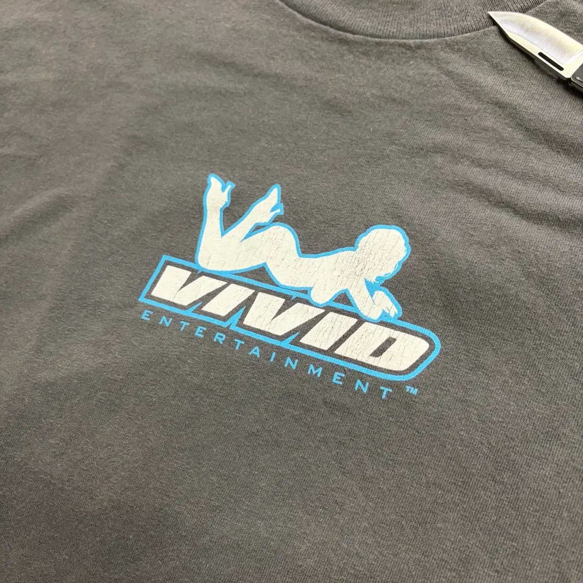 XL 00s VIVID エンターテイメント キャスティングディレクター ヴィンテージ Tシャツ