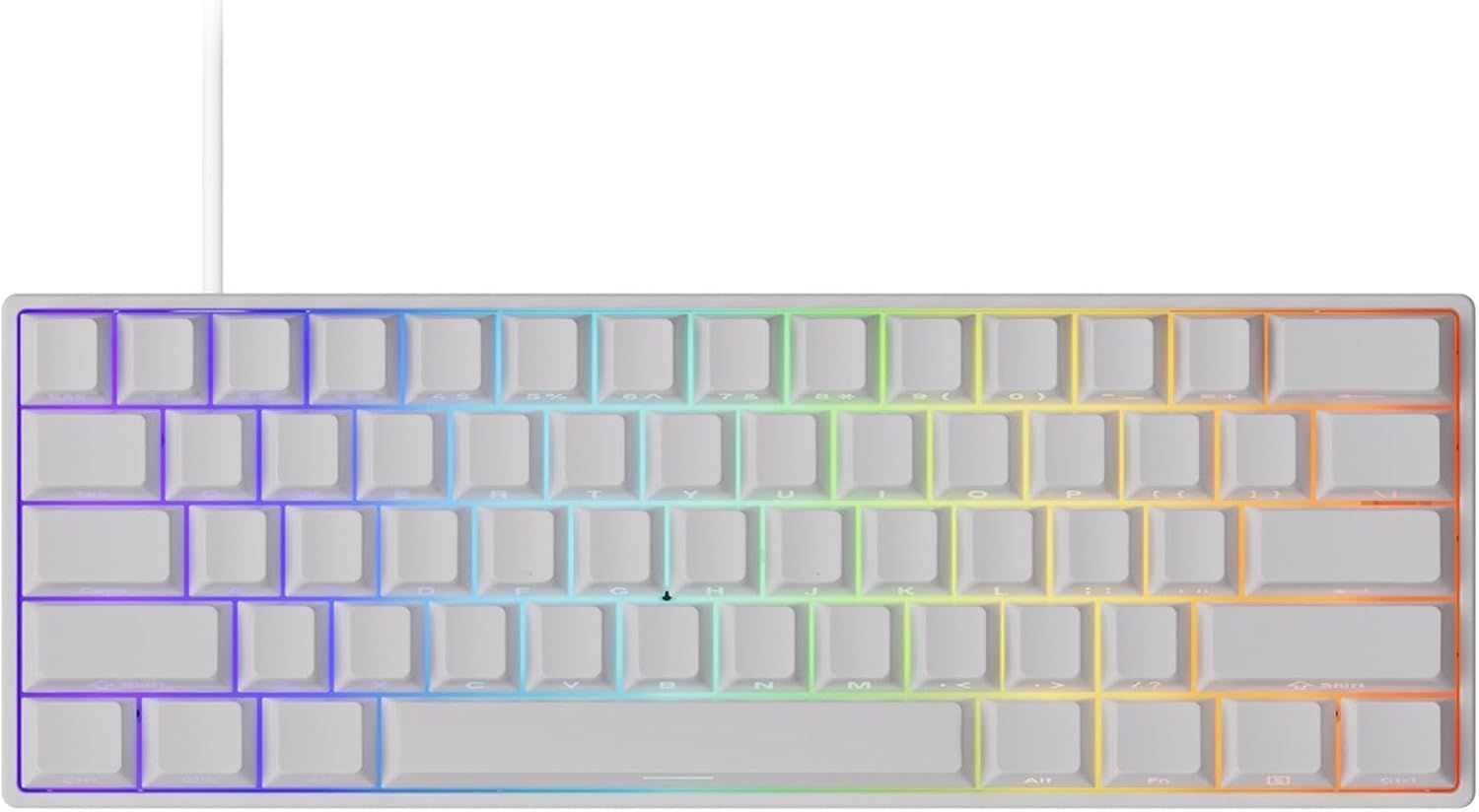 MonsGeek FUN60 Pro SP HE ラピッドトリガー 61キー White - メルカリ