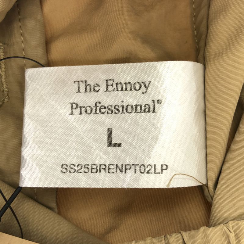 中古】The Ennoy Professional ナイロンハーフパンツ L ベージュ ザ