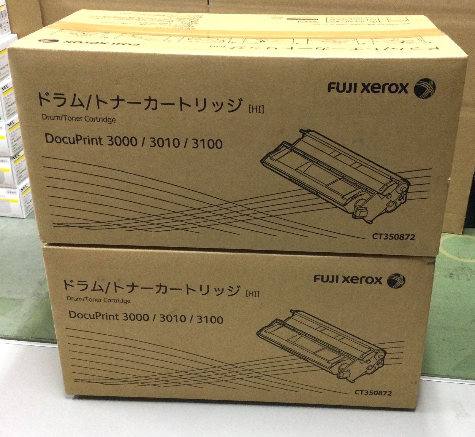 ☆送料無料☆　富士ゼロックス　純正　ドラム/トナー　CT350872　2本　『V468』