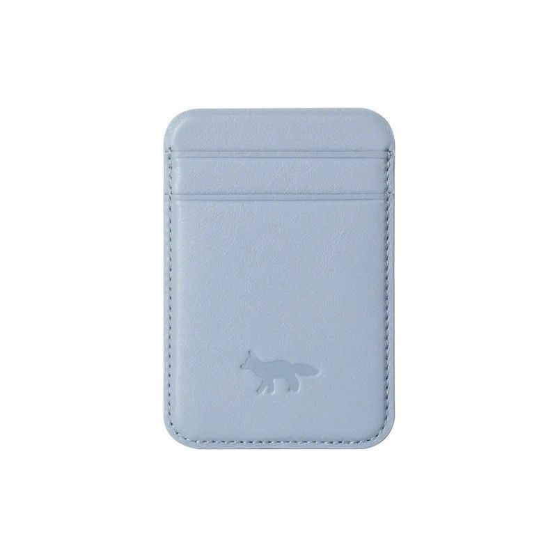 メゾンキツネ Magsafeカード付 iPhone 14 Pro ケース ブルー