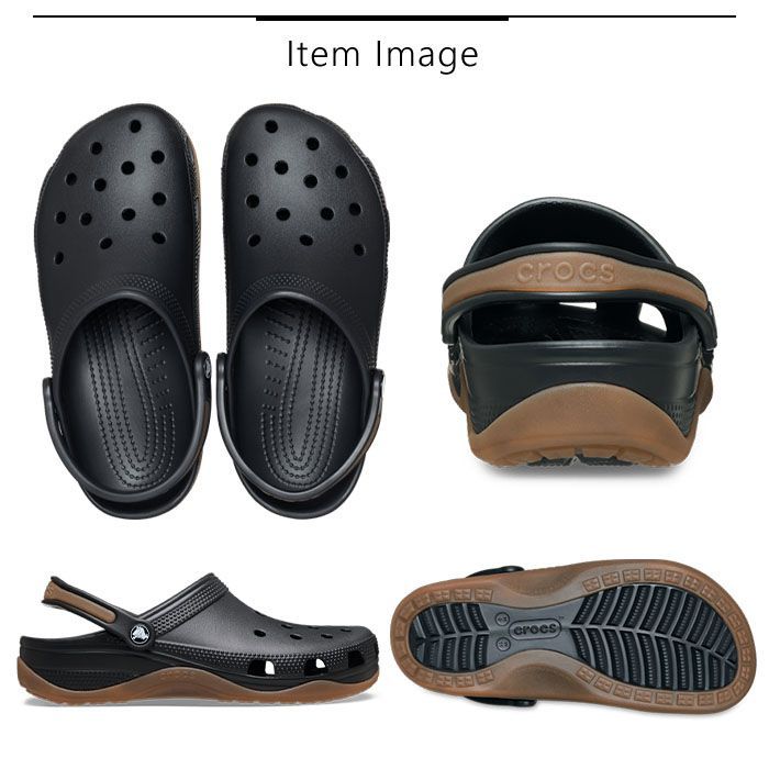 【2026春夏新作】 クロックス crocs サンダル メンズ レディース ユニセックス クラシック エボ ガム クロッグ Classic Evo Gum Clog ブランド 正規取扱店 214361 カーキ グリーン 0WS Black/Gum