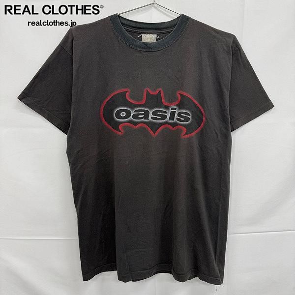 90s oasis/オアシス バットマン ヴィンテージ 半袖Tシャツ/L