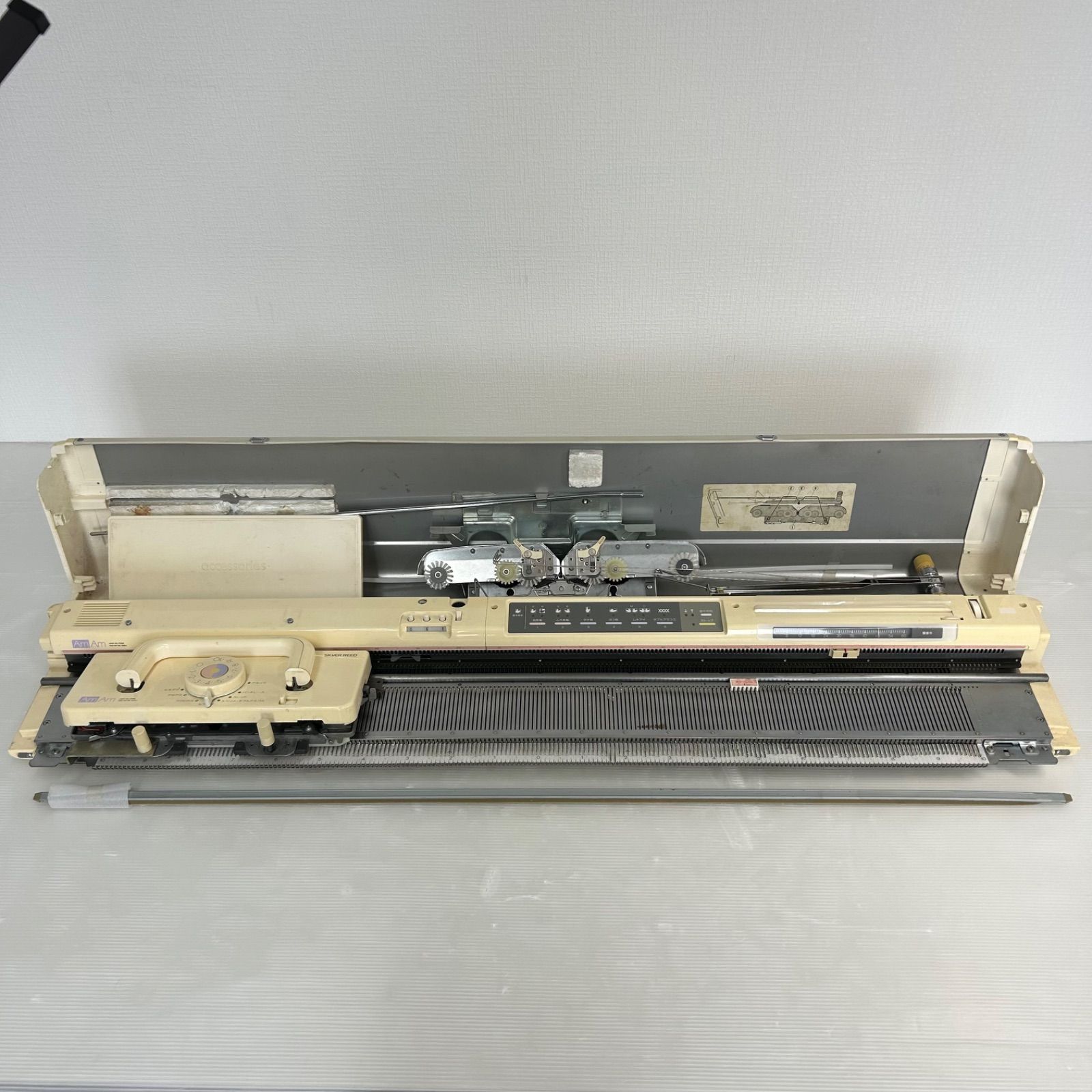 ☆ Knitting Machine Handicraft Handicraft ☆ SILVER REED SILVER LEAD SK 580 AMAM mySTUDIO 4.5EL
