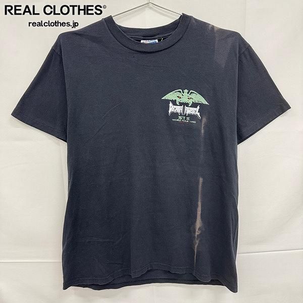 DEATH ANGEL/デスエンジェル ACT? 1990 WORLD TOUR Tシャツ ブラック/L