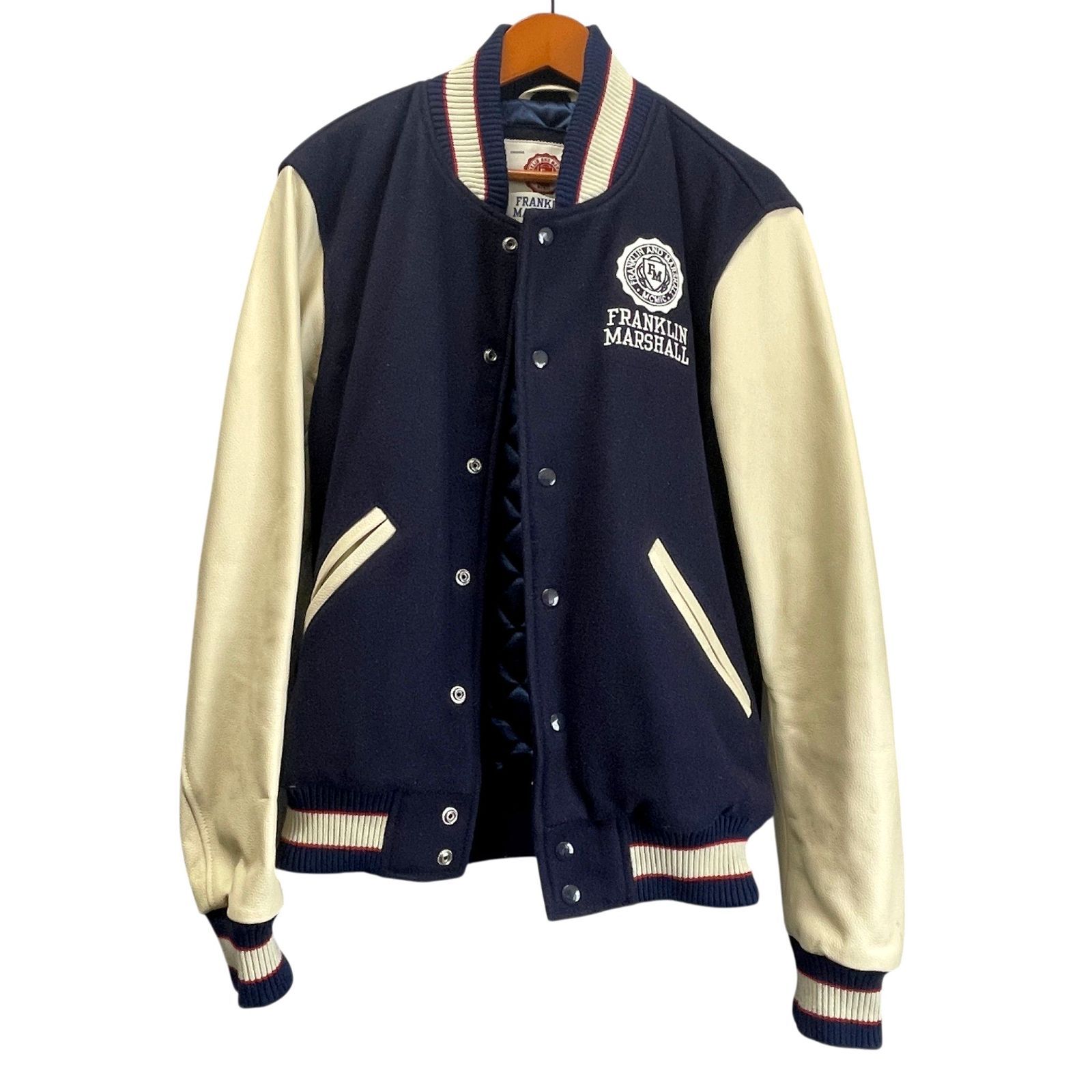 Franklin & Marshall フランクリン＆マーシャル スタジャン 袖レザー