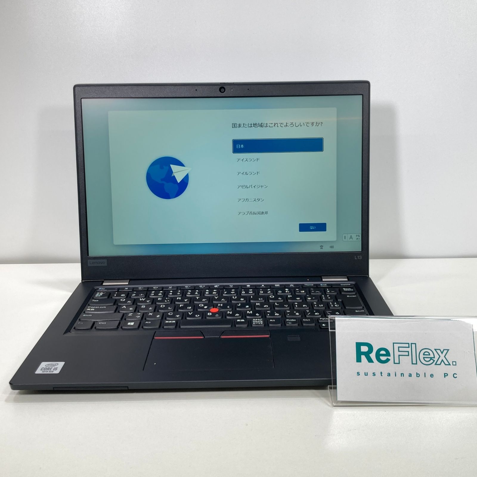 【7日間保証・中古】Lenovo ThinkPad L13/Corei5-10210U CPU@1.60GHz/8GB/SSD256GB/Windows11 Pro