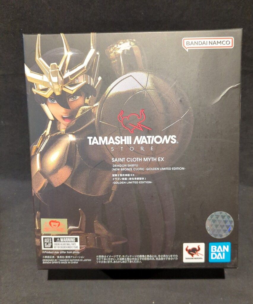 BANDAINAMCO/BANDAISPIRITS 聖闘士聖衣神話EX 車田正美 ドラゴン紫龍 新生青銅聖衣 GOLDEN LIMITED EDITION