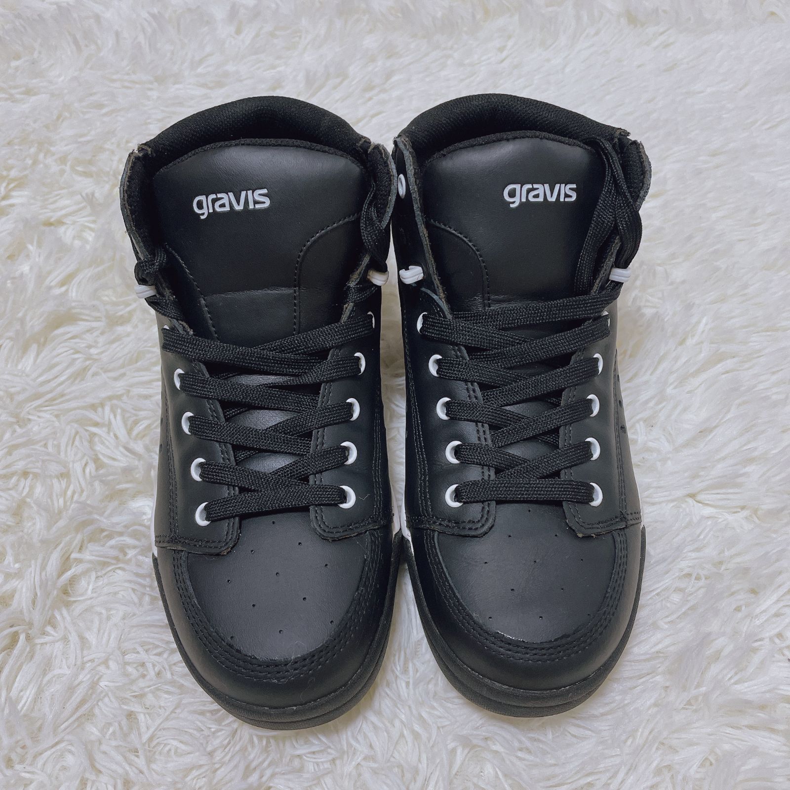 美品】gravis グラビス ゴルフ シューズ スニーカー ブラック 軽量