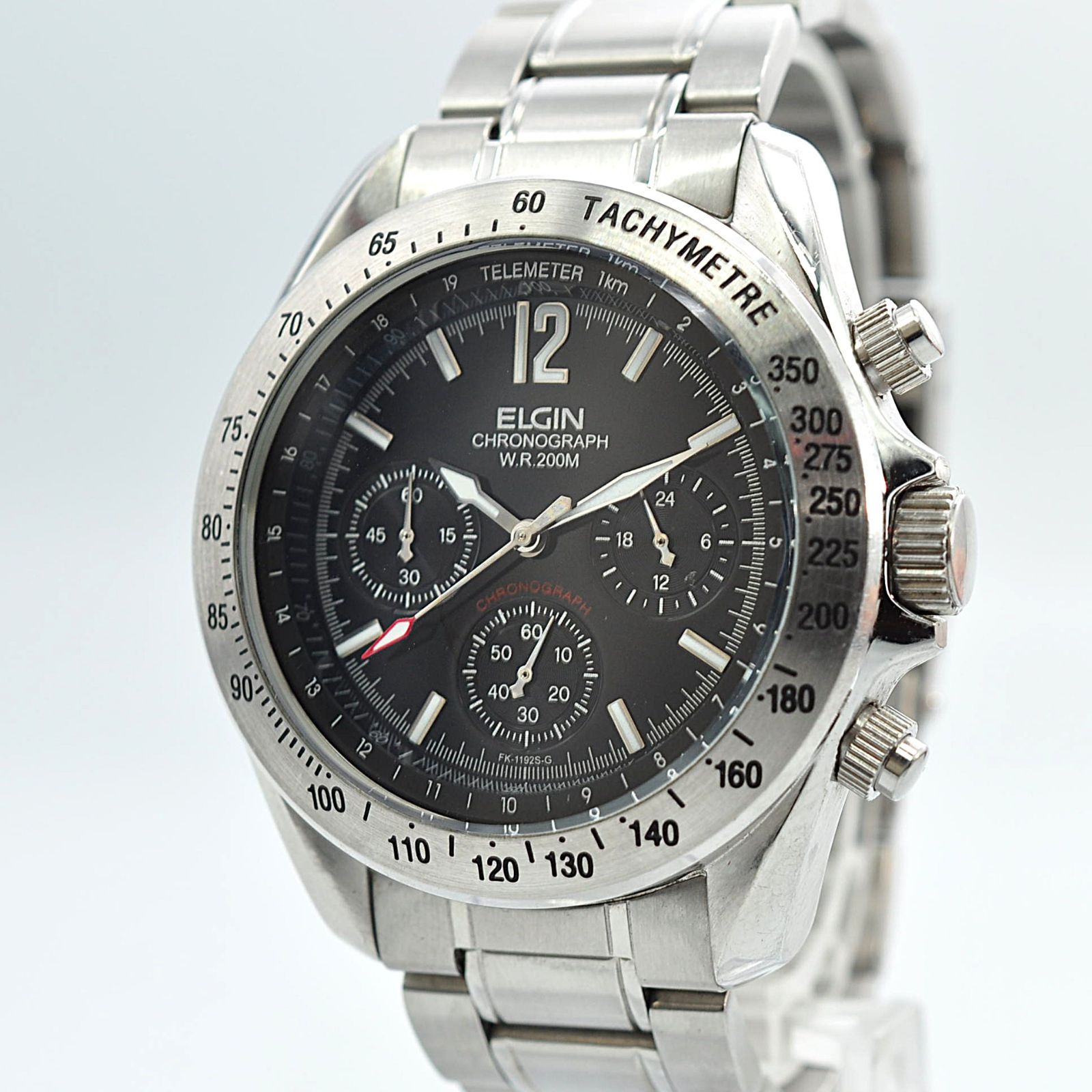 ELGIN エルジン FK-1192-G クロノグラフ ウォッチ 腕時計 Quartz 
