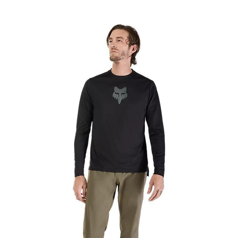 フォックス メンズ トップス シャツ ジャージー Fox Ranger Long Sleeve Jersey Black ブラック