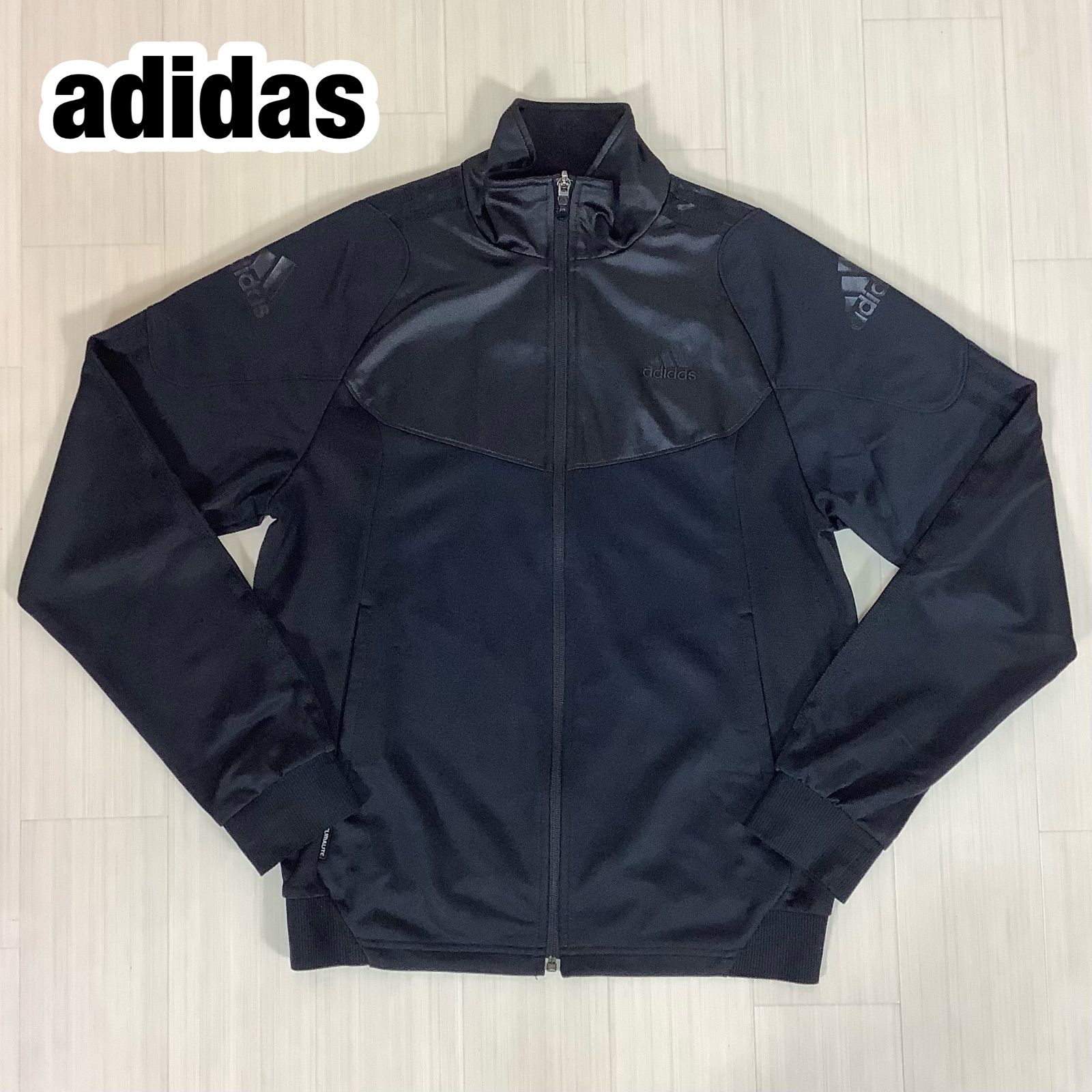  アディダス ジャージ トラックジャケット 00s L 刺繍ロゴ adidas アディダス 刺繍ロゴ 3ストライプ トラックジャケット ジャージ