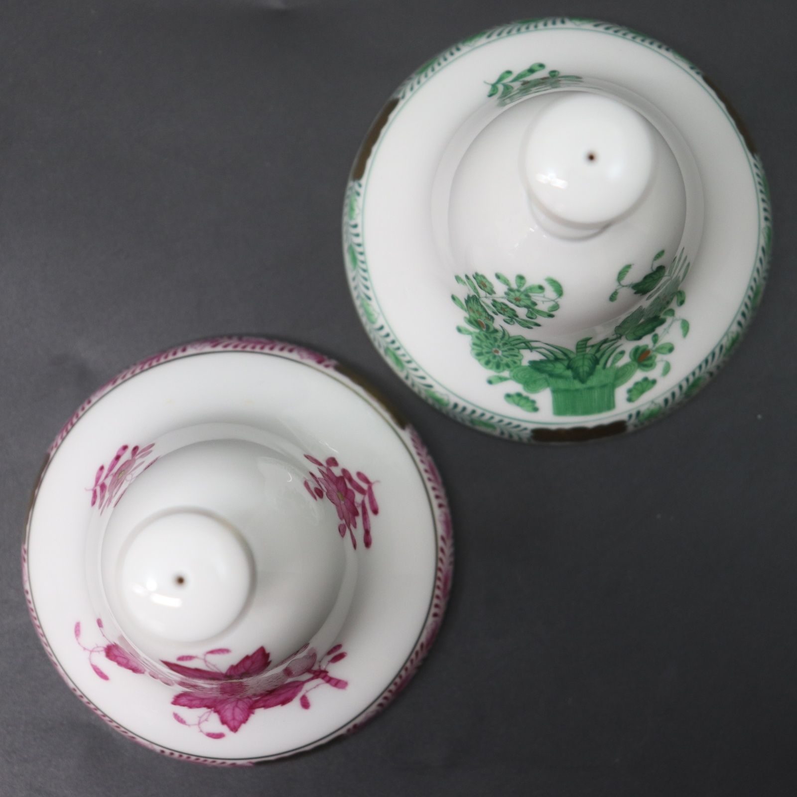 IT83M00UU1A4 美品 HEREND ヘレンド 2点セット 卓上ベル 呼び鈴